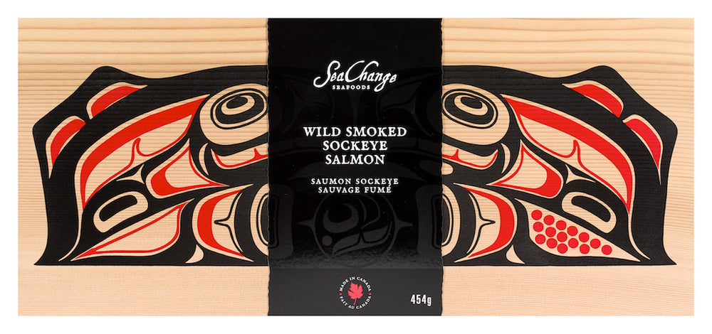 Cedar Boxes of Smoked Sockeye Salmon